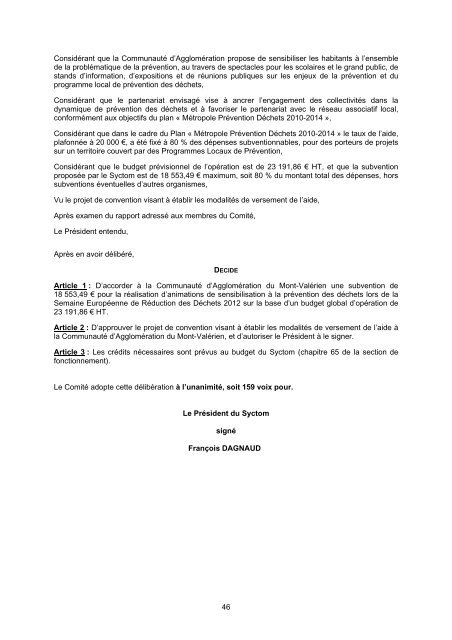 RECUEIL DES ACTES ADMINISTRATIFS JUILLET/AOUT ... - Syctom