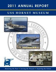2011 Annual Report - USS Hornet Museum
