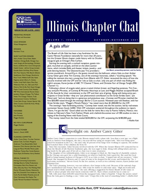 Illinois Chapter Chat - Cystic Fibrosis Foundation