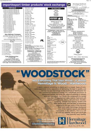 Import/export Timber Productsʼ Stock Exchange - Miller Publishing ...