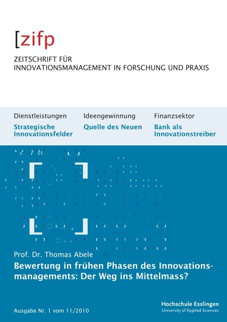 Zeitschrift für Innovationsmanagement in Forschung ... - Alfred Mack