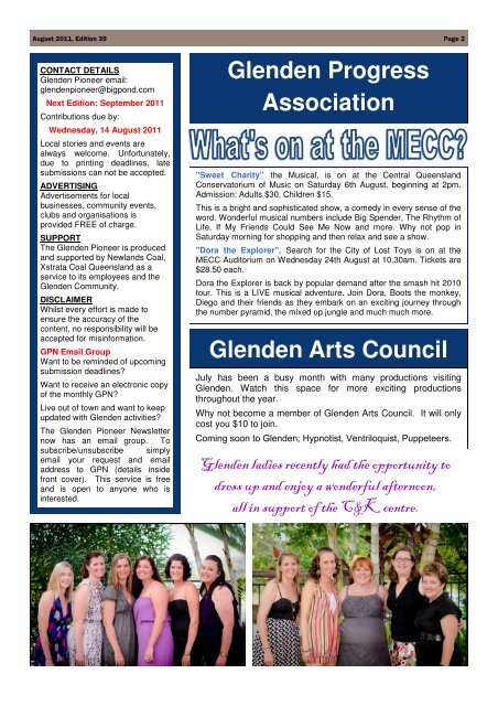 August Issue 2011 - Glenden