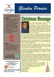 December Issue 2011 - Glenden