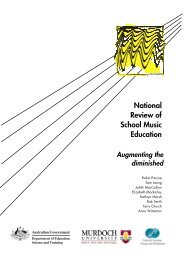 National Review of School Music Education - Murdoch Research ...