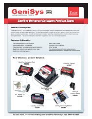 61714 GeniSys Universal Solutions Product Sheet.indd - Beckett