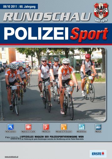 RUnDSCHAU PoLIZEI SPoRt 09–10/2011 - PSV Wien