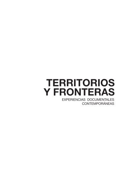 Territorios y Fronteras