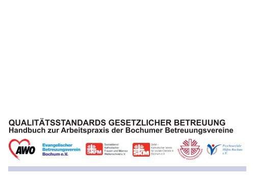 qualitätsstandards gesetzlicher betreuung - AWO Ruhr-Mitte