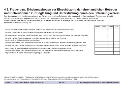 qualitätsstandards gesetzlicher betreuung - AWO Ruhr-Mitte