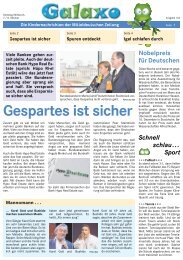 Gespartes ist sicher - Mitteldeutsche Zeitung