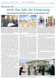 2010: Das Jahr der Erinnerung - Universitätsstadt Freiberg