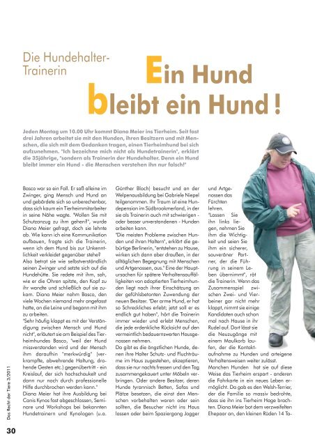 DAS RECHT DER TIERE DAS RECHT DER TIERE - Bund gegen ...