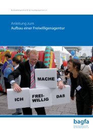 Anleitung zum Aufbau einer Freiwilligenagentur - Rehburg-Loccum ...