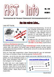 HST-Info_2011_1 - HST Stammzucht