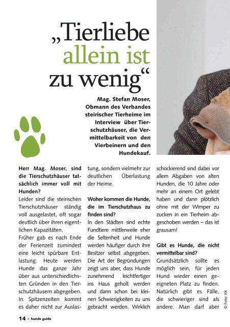 HundeGuide - Tierschutzombudsstelle Steiermark