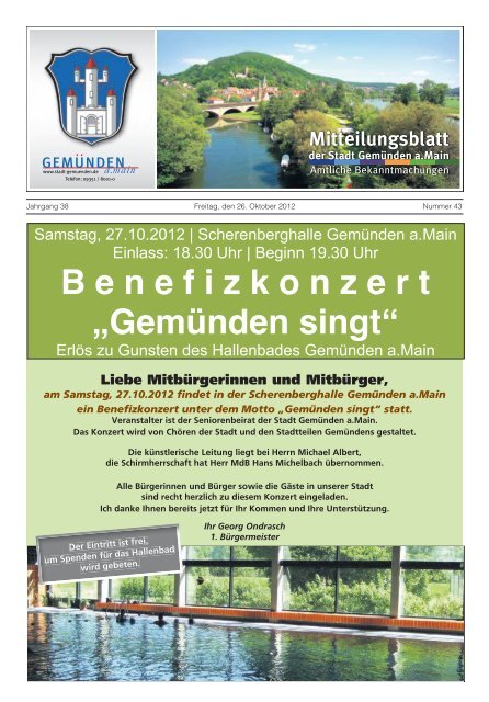 Mitteilungsblatt Nr. 43 vom 26.10.2012.pdf - Stadt Gemünden am Main