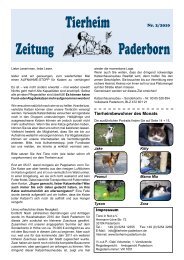Tierheimzeitung 2_2010 - Tierheim Paderborn