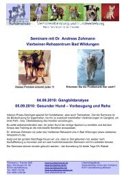 Seminare mit Dr. Andreas Zohmann Vierbeiner-Rehazentrum Bad ...