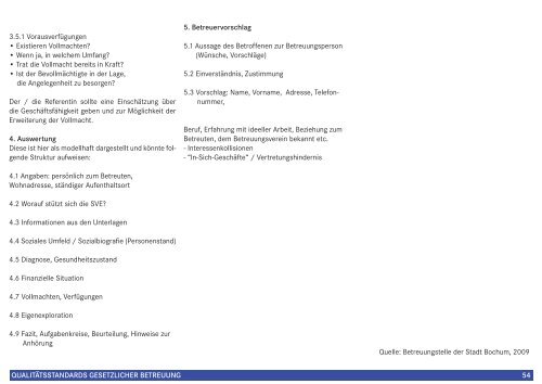 qualitätsstandards gesetzlicher betreuung - SKFM Wattenscheid