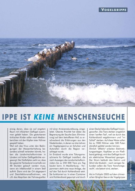 RDT 1/2006 - Bund gegen Missbrauch der Tiere ev