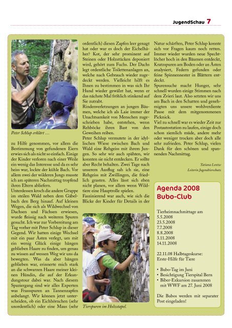 Ausgabe 1/2008 - Tierschutzverein Bern