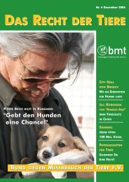 RDT 4/2006 - Bund gegen Missbrauch der Tiere ev