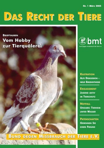 RDT 1/2005 - Bund gegen Missbrauch der Tiere ev