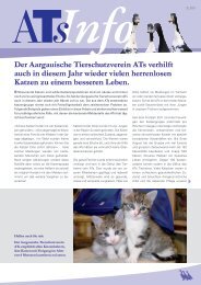 News aus dem Tierheim Neue Tierheimleiterin - Aargauischer ...