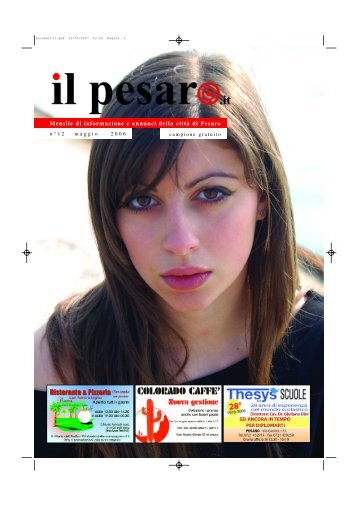 Mensile di informazione e annunci della città di Pesaro - ilPesaro.it