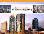 A Guide to Investing in Trinidad and Tobago (2011) - Ministry of ...