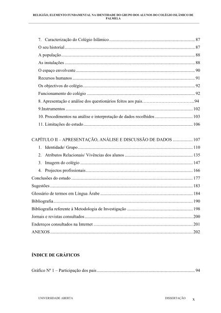 mestrado em relações interculturais - Universidade Aberta