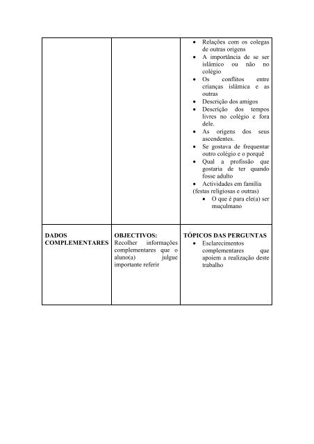 mestrado em relações interculturais - Universidade Aberta