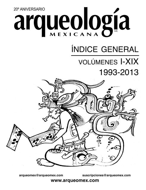 Indice General Arqueologia Mexicana