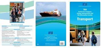 TEN Section for Transport, Energy, Infrastructure and the Information ...