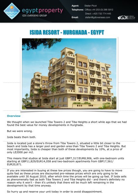 ISIDA RESORT - HURGHADA - EGYPT