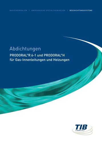 Abdichtungen - TIB Chemicals AG