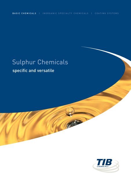 Sulphur Chemicals - TIB Chemicals AG