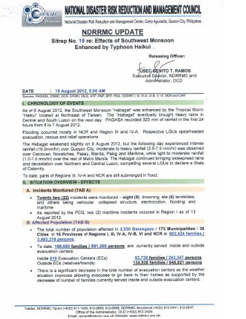 NDRRMC Update Sit Rep 18 Effects of Southwest Monsoon.mdi