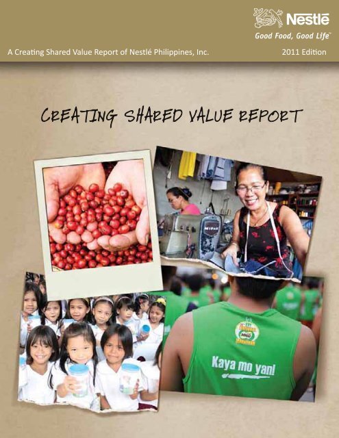 Creating Shared Value Report - Nestlé Philippines, Inc.