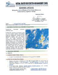 NDRRMC Update Sit Rep 08 Effects of Southwest monsoon, 10 ...