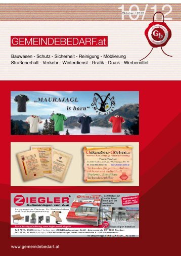 Gemeindebedarf-aktuelle Ausgabe