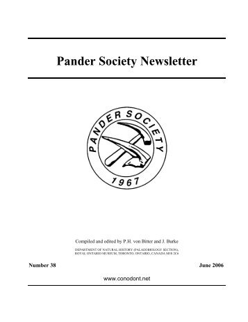 Pander Society Newsletter - University of Leicester