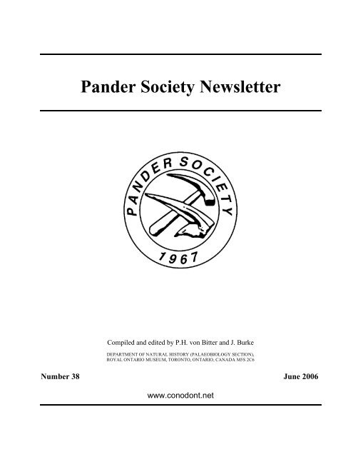 Pander Society Newsletter - University of Leicester