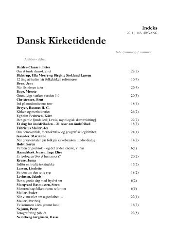 Dansk Kirketidende - Grundtvig