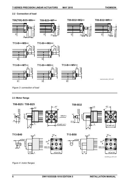 T-Series Precision Linear Actuators - tollo linear ab, kristianstad ...