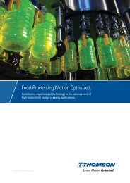 optimized motion in food-processing equipment. - AXIS & Stuifmeel