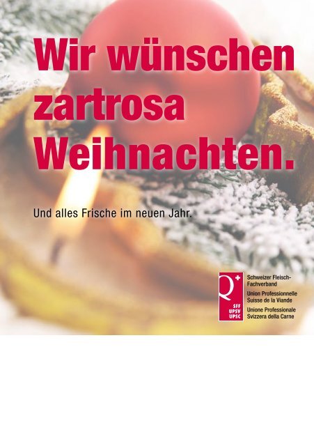 Das Magazin der Metzgerei - Schweizer Fleisch-Fachverband SFF