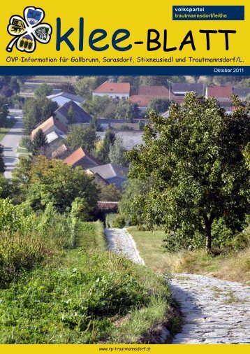 Oktober 2011 - Volkspartei Trautmannsdorf