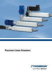 Precision Linear Actuators