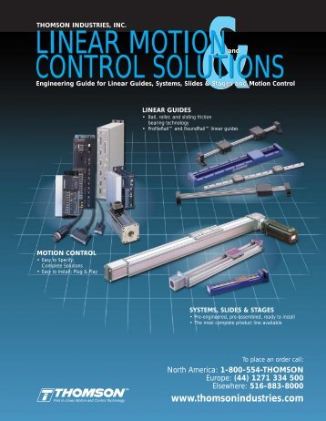 Linear Motion & Control Solutions - Stone-Stamcor